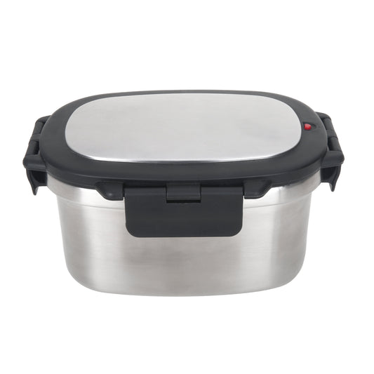 Food Container, Reusable Insulated Stainless Steel, Rectangular, 33 Oz