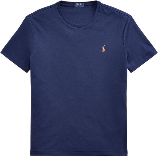 Polo Ralph Lauren Mens Crew Neck T-Shirt (M, Navysigpony)
